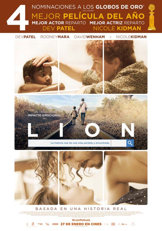 Lion. Una hermosa historia de vínculos verdaderos.